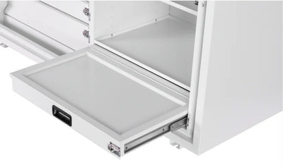 KA BOXES 1400 Series - SQUARE FRONT, 4 DRAWERS & 5 SHELVES