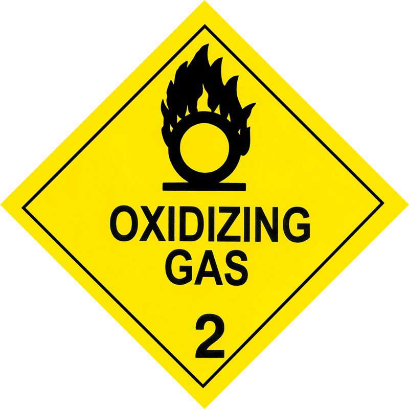 OXIDIZING GAS SIGN H2.4SAV