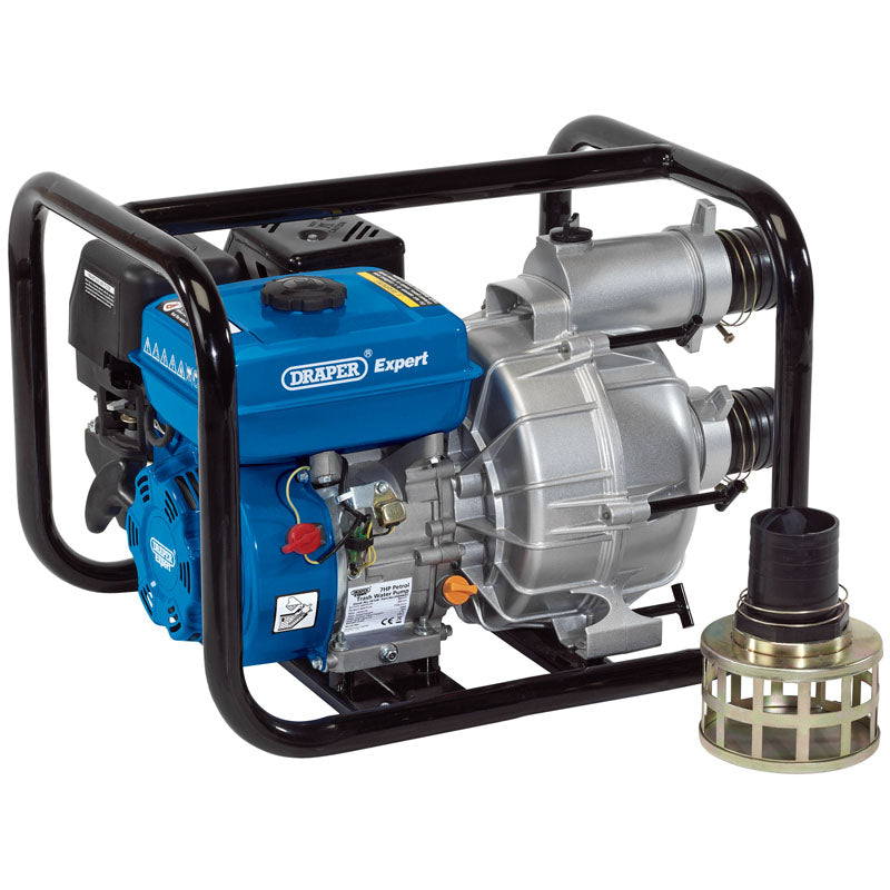 Draper Tools 750L/Min Petrol Trash Water Pump (7HP) DRA16128