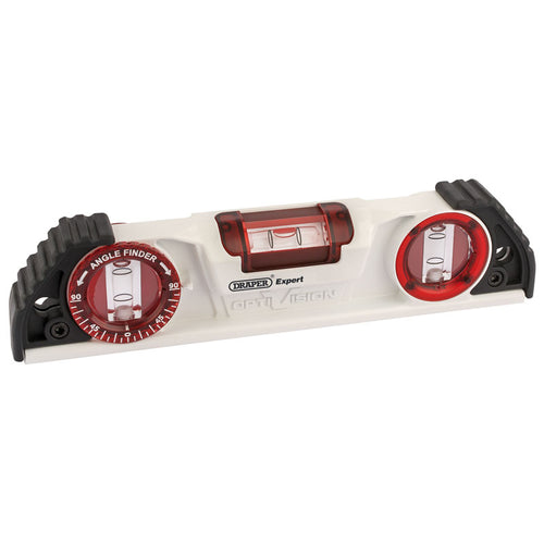 Draper Tools Opti-Vision™ Torpedo Level with Magnetic Base (250mm) DRA16173