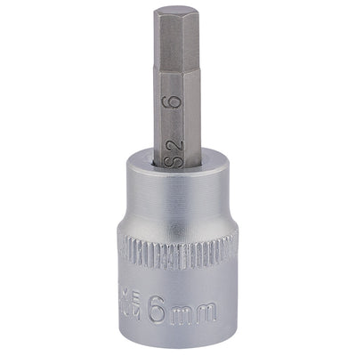 Draper Tools 3/8 Square Drive Socket with Hexagonal Bit (6mm) DRA16284