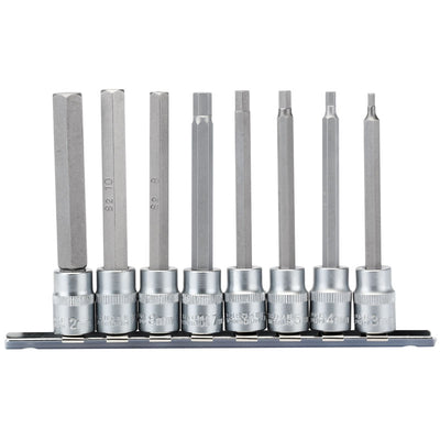 Draper Tools 3/8 Sq. Dr. Hexagonal Socket Bit Set (8 piece) DRA16286