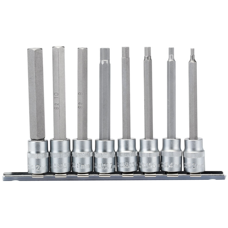 Draper Tools 3/8 Sq. Dr. Hexagonal Socket Bit Set (8 piece) DRA16286