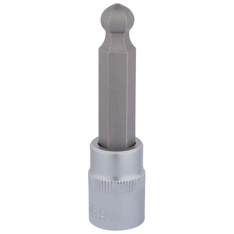 Draper Tools 3/8 Sq. Dr. Ball End Hexagonal Socket Bits (9mm) DRA16292