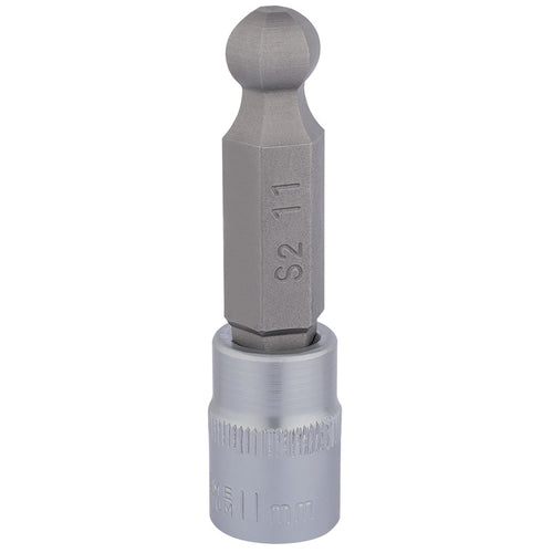 Draper Tools 3/8 Sq. Dr. Ball End Hexagonal Socket Bits (11mm) DRA16294