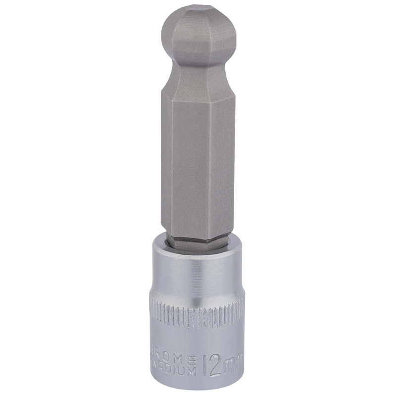 Draper Tools 3/8 Sq. Dr. Ball End Hexagonal Socket Bits (12mm) DRA16295