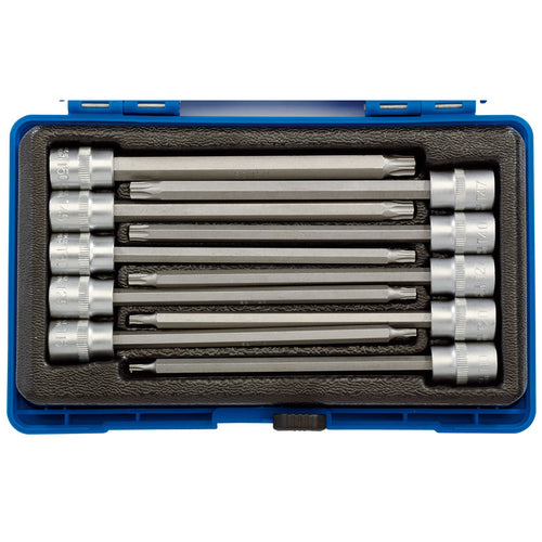 Draper Tools 3/8 Sq. Dr. 150mm Long Draper TX-STAR® Socket Bit Set (10 Piece) DRA16311