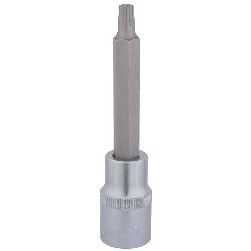 Draper Tools T40 x 100mm 1/2 Square Drive Draper TX-STAR® Socket Bit DRA16313