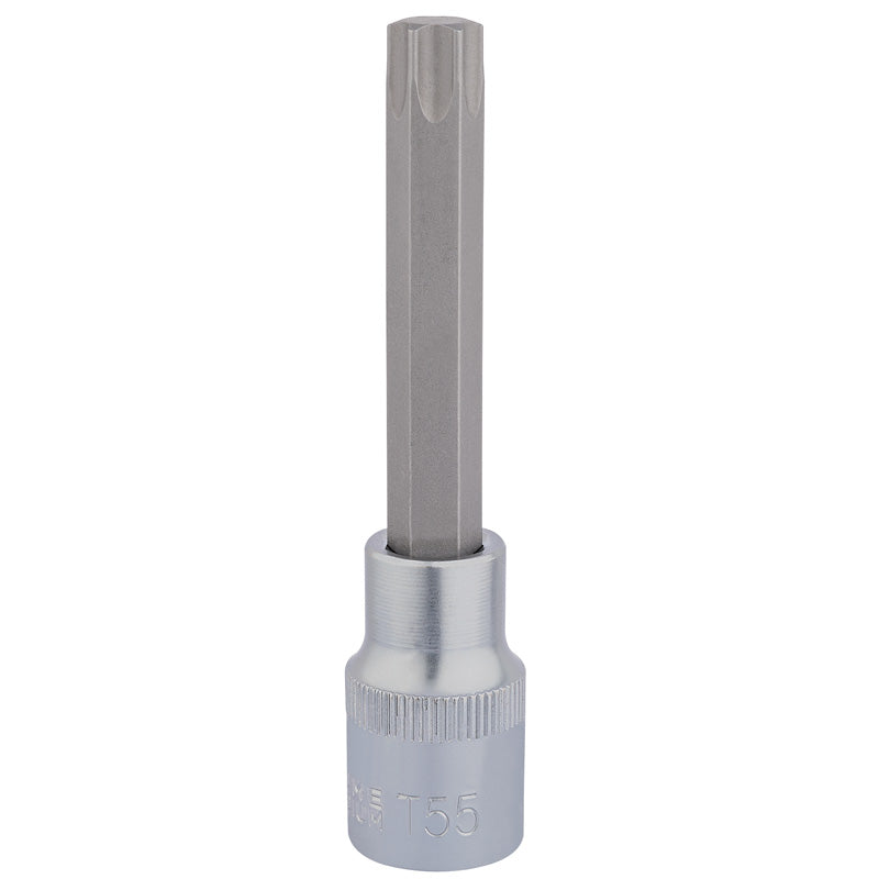 Draper Tools T55 x 100mm 1/2 Square Drive Draper TX-STAR® Socket Bit DRA16320