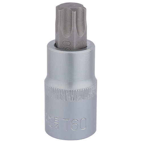 Draper Tools T60 x 55mm 1/2 Square Drive Draper TX-STAR® Socket Bit DRA16323