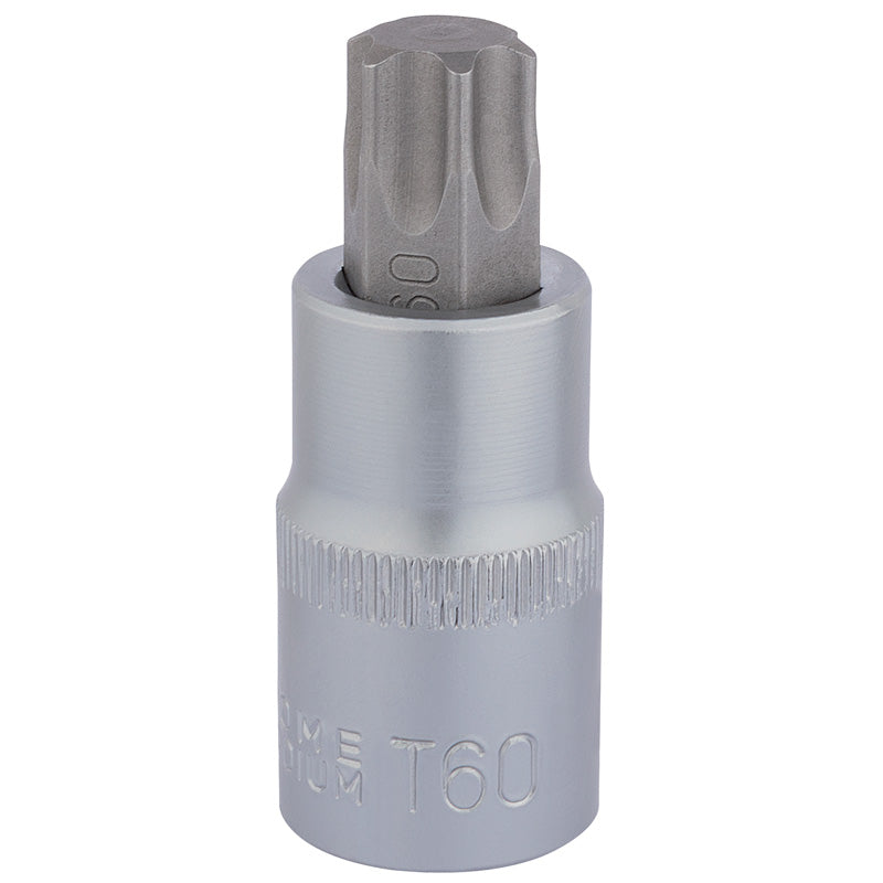 Draper Tools T60 x 55mm 1/2 Square Drive Draper TX-STAR® Socket Bit DRA16323