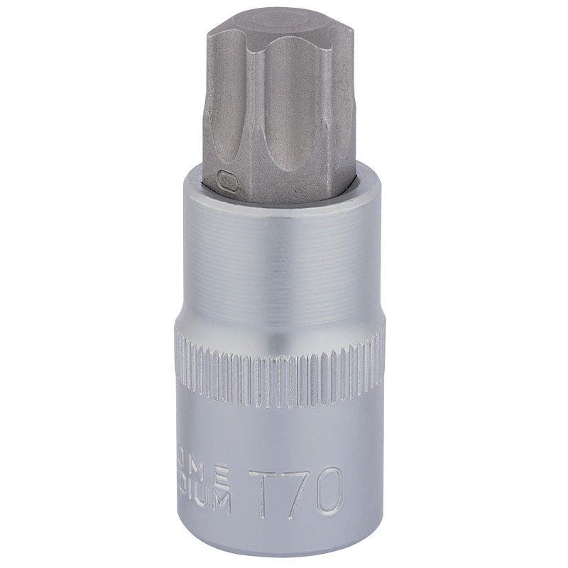 Draper Tools T70 x 55mm 1/2 Square Drive Draper TX-STAR® Socket Bit DRA16325