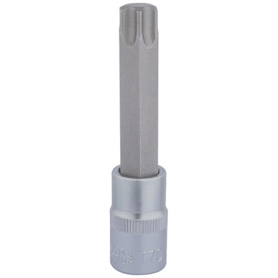 Draper Tools T70 x 100mm Draper TX-STAR® 1/2 Square Drive Socket Bit DRA16327