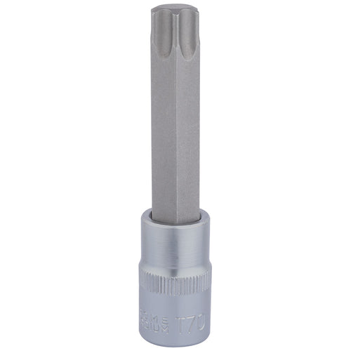 Draper Tools T70 x 100mm Draper TX-STAR® 1/2 Square Drive Socket Bit DRA16327