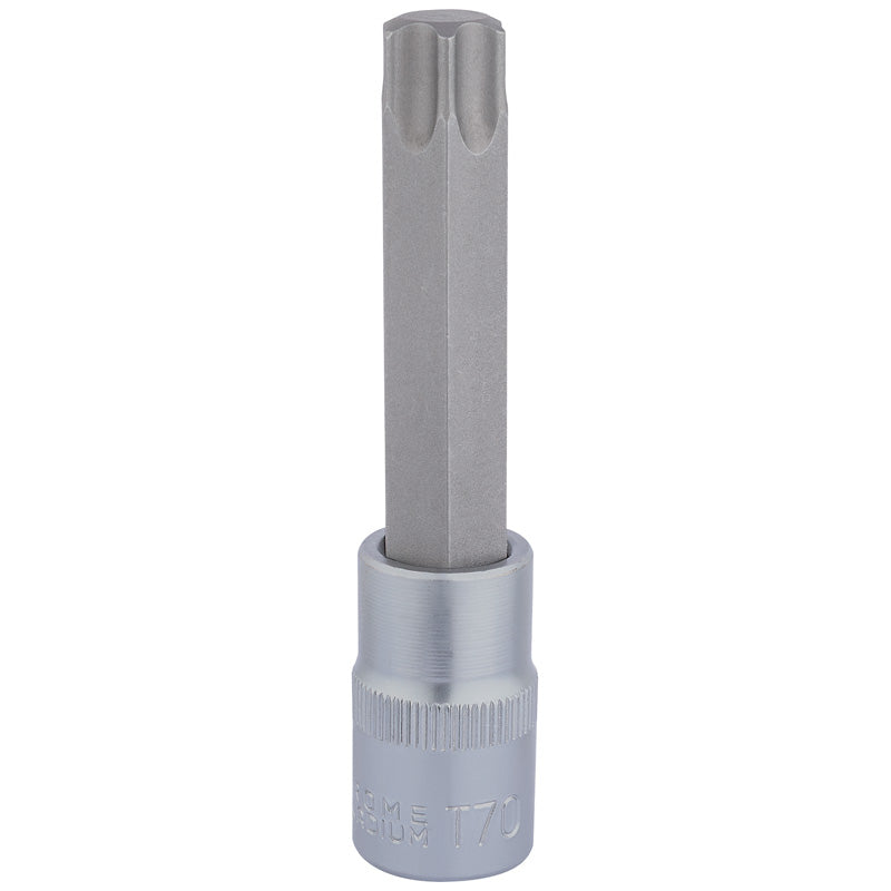 Draper Tools T70 x 100mm Draper TX-STAR® 1/2 Square Drive Socket Bit DRA16327