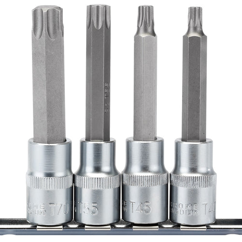 Draper Tools 1/2 Sq. Dr. Draper TX-STAR® Socket Bit Set (4 Piece) DRA16331
