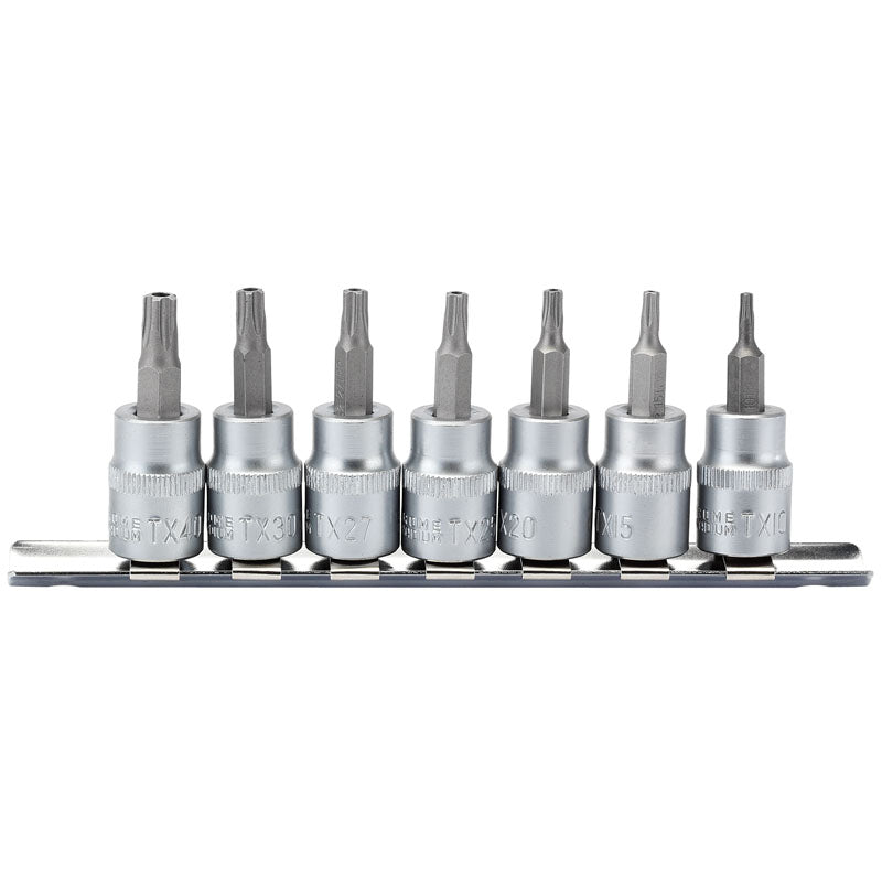 Draper Tools 3/8 Sq. Dr. Five Lobe Draper TX-STAR® Security Socket Bit Set (7 Piece) DRA16343