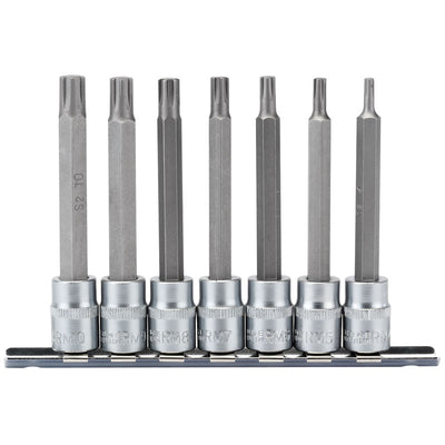 Draper Tools 3/8 Sq. Dr. Ribe® Socket Bit Set (7 piece) DRA16344