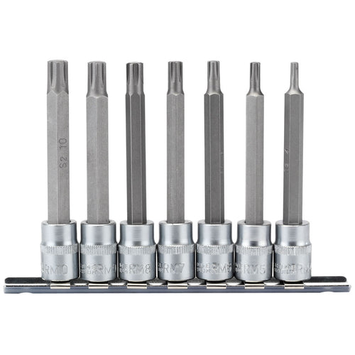 Draper Tools 3/8 Sq. Dr. Ribe® Socket Bit Set (7 piece) DRA16344