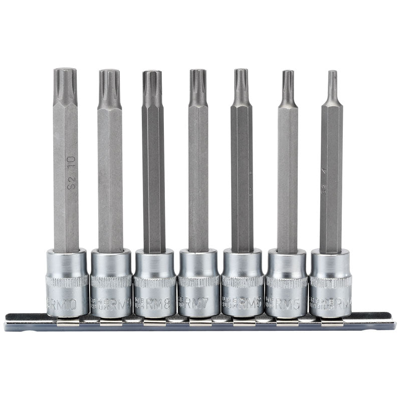 Draper Tools 3/8 Sq. Dr. Ribe® Socket Bit Set (7 piece) DRA16344