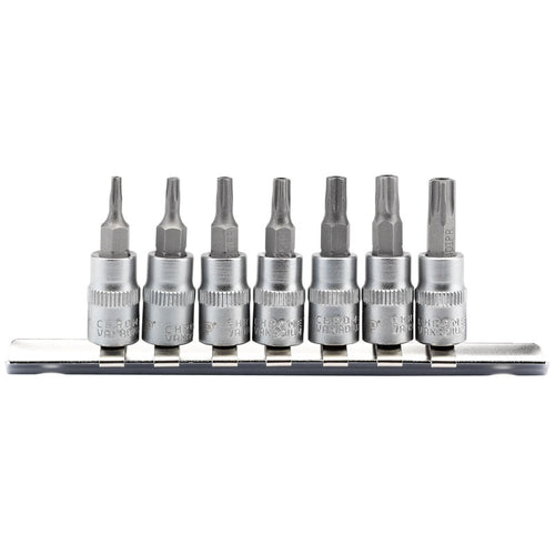 Draper Tools 1/4 Sq. Dr. Five Lobe Draper TX-STAR® Security Socket Bit Set (7 Piece) DRA16353