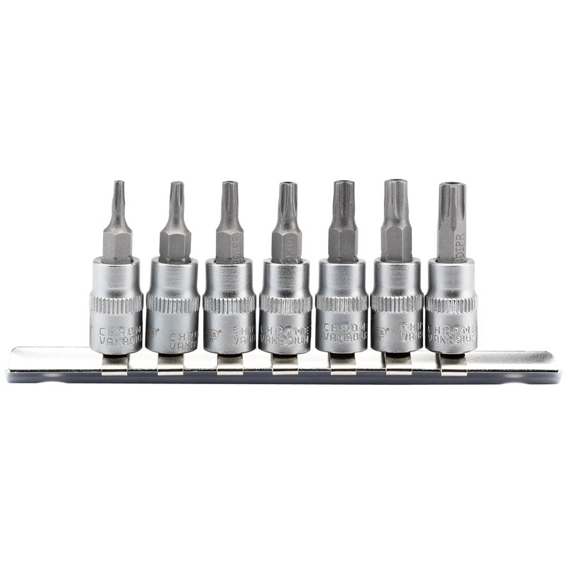 Draper Tools 1/4 Sq. Dr. Five Lobe Draper TX-STAR® Security Socket Bit Set (7 Piece) DRA16353