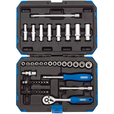 Draper Tools 1/4 Sq. Dr. Metric Socket Set (47 Piece) DRA16355