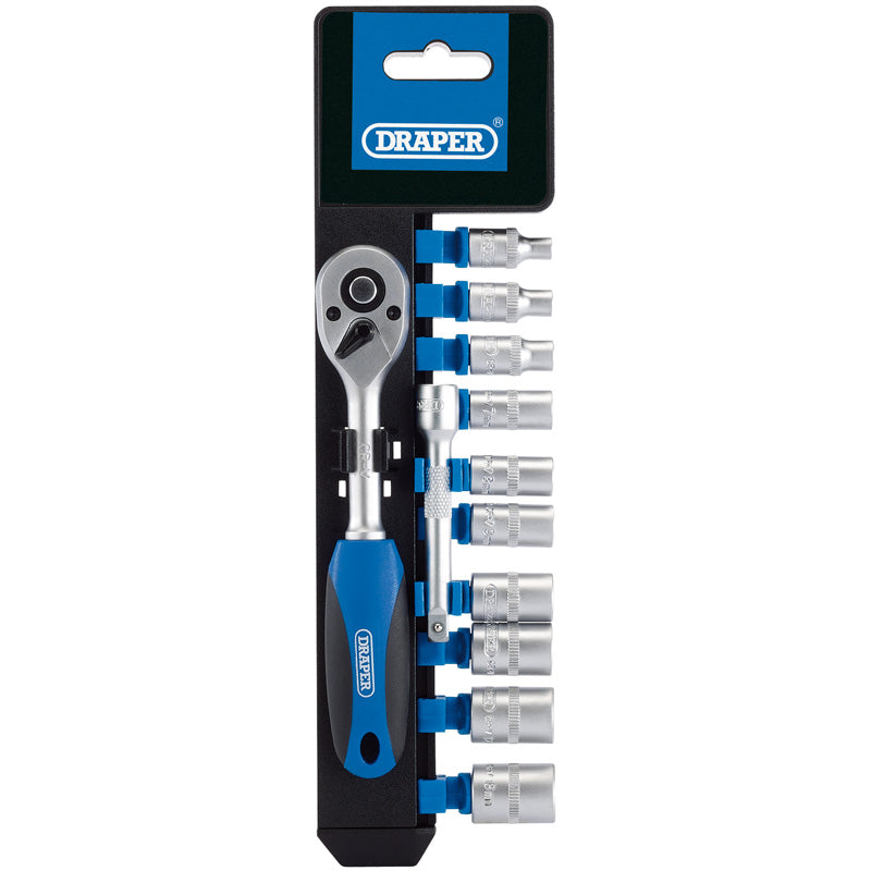 Draper Tools 1/4 Sq. Dr. Metric Socket Set (12 Piece) DRA16369