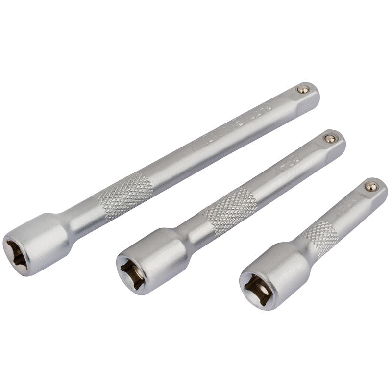 Draper Tools 1/4 Square Drive Extension Bar Set (3 Piece) DRA16424