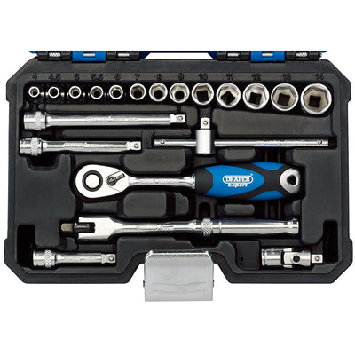 Draper Tools 1/4 Sq. Dr. Metric Socket Set (20 Piece) DRA16442