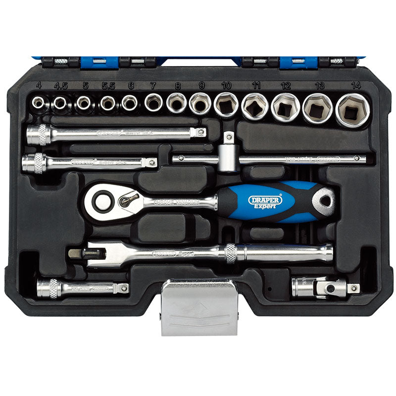 Draper Tools 1/4 Sq. Dr. Metric Socket Set (20 Piece) DRA16442