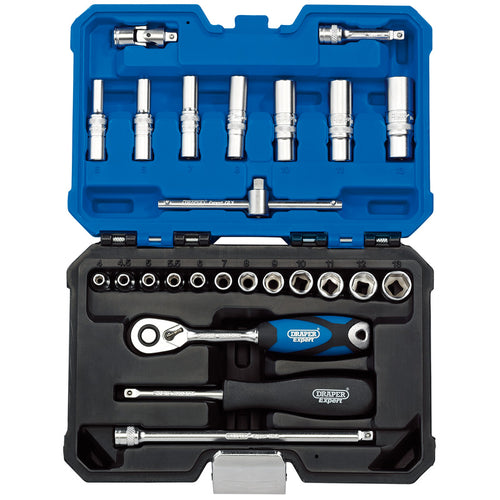 Draper Tools 1/4 Sq. Dr. Metric Socket Set (25 Piece) DRA16443