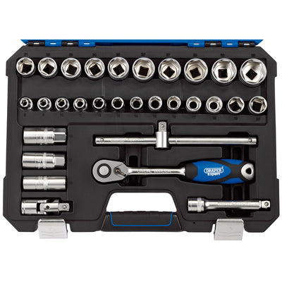 Draper Tools 1/2 Sq. Dr. Metric Socket Set (30 Piece) DRA16452