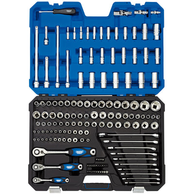 Draper Tools 1/4, 3/8 and 1/2 Sq. Dr. Tool Kit (150 piece) DRA16460