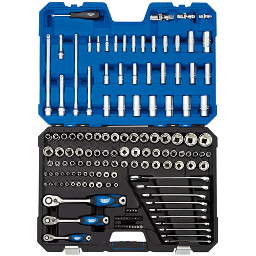 Draper Tools 1/4, 3/8 and 1/2 Sq. Dr. Tool Kit (150 piece) DRA16460