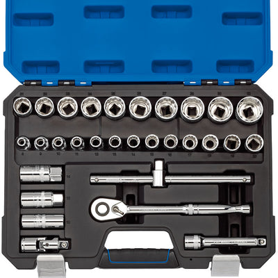 Draper Tools 1/2 Sq. Dr. Metric Socket Set (30 Piece) DRA16466