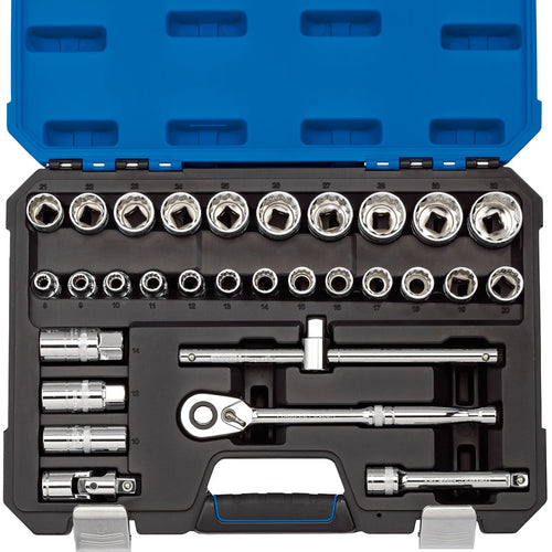 Draper Tools 1/2 Sq. Dr. Metric Socket Set (30 Piece) DRA16466