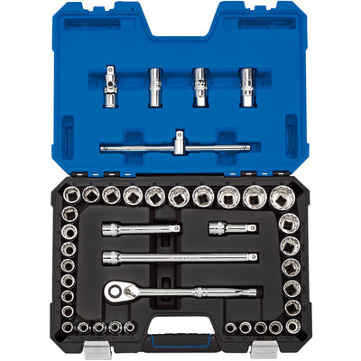 Draper Tools 1/2 Sq. Dr. MM/AF Combined Socket Set (41 Piece) DRA16467
