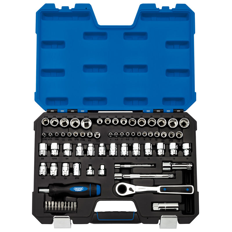 Draper Tools Go Through Combined MM/AF Socket Set (71 piece) DRA16483