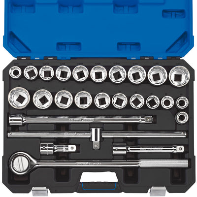 Draper Tools 3/4 Sq. Dr. Combined MM/AF Socket Set (26 Piece) DRA16484