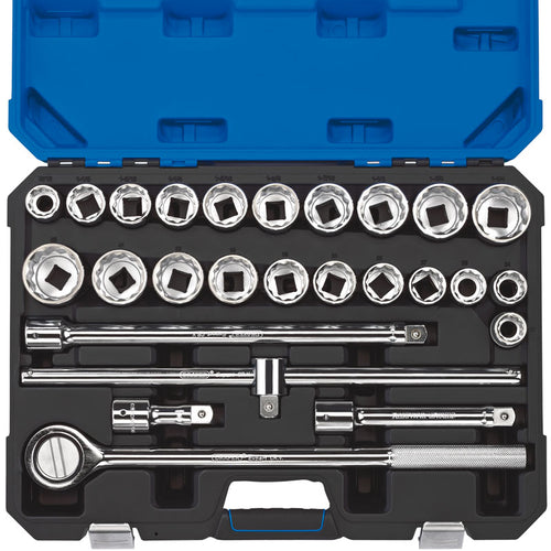 Draper Tools 3/4 Sq. Dr. Combined MM/AF Socket Set (26 Piece) DRA16484