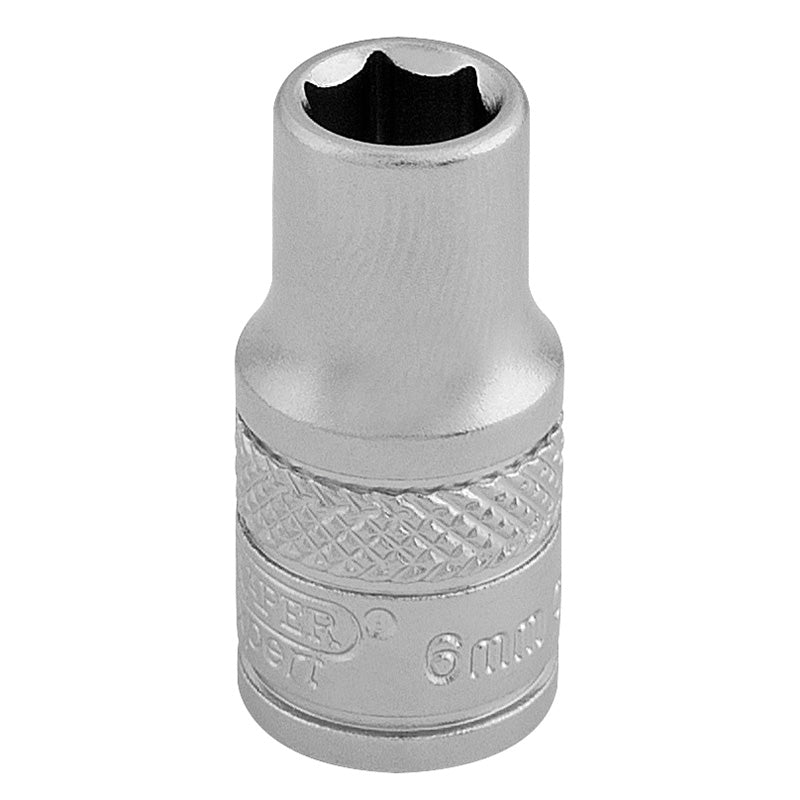 Draper Tools 1/4 Square Drive Socket (6mm) DRA16510