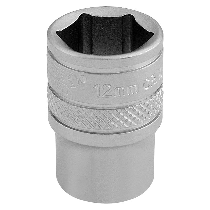 Draper Tools 1/4 Square Drive Socket (12mm) DRA16515