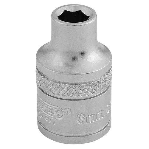 Draper Tools 3/8 Square Drive 6 Point Metric Socket (6mm) DRA16531