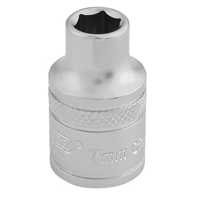 Draper Tools 3/8 Square Drive 6 Point Metric Socket (7mm) DRA16532