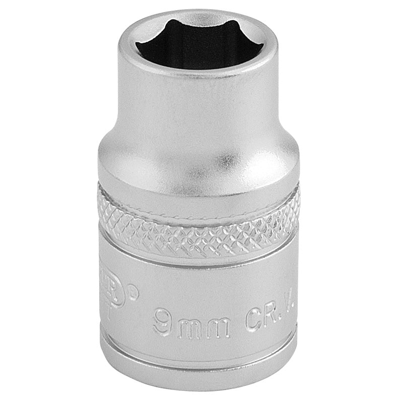 Draper Tools 3/8 Square Drive 6 Point Metric Socket (9mm) DRA16534