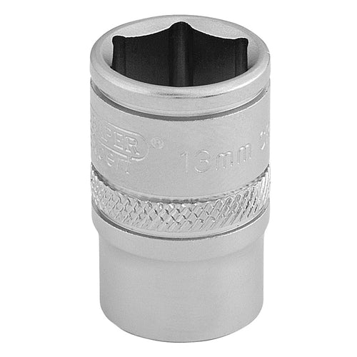 Draper Tools 3/8 Square Drive 6 Point Metric Socket (13mm) DRA16539