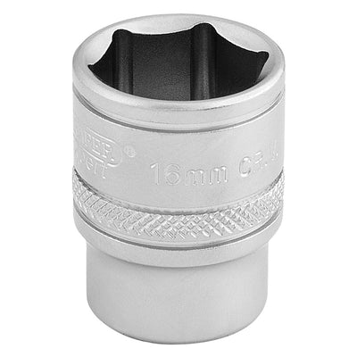 Draper Tools 3/8 Square Drive 6 Point Metric Socket (16mm) DRA16542