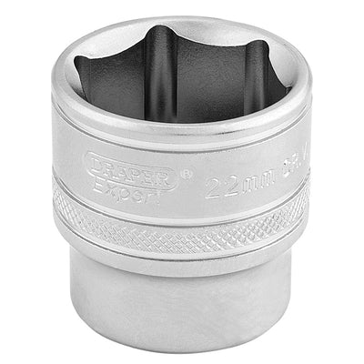 Draper Tools 3/8 Square Drive 6 Point Metric Socket (22mm) DRA16547