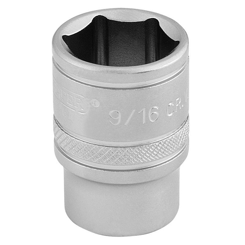 Draper Tools 3/8 Square Drive 6 Point Imperial Socket (9/16) DRA16571